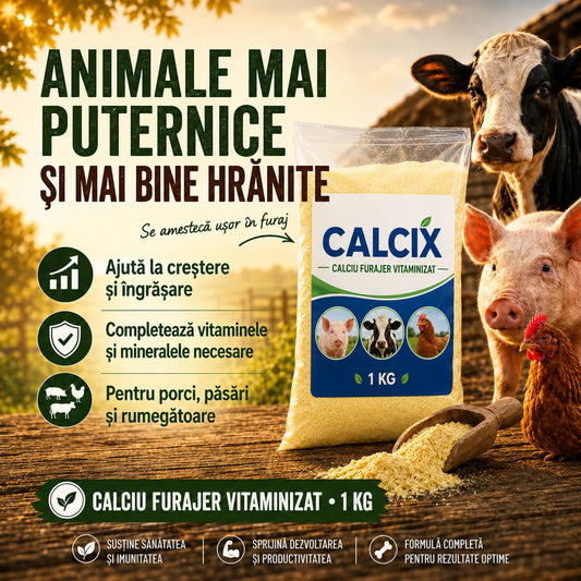 Calciu furajer vitaminizat | 1kg